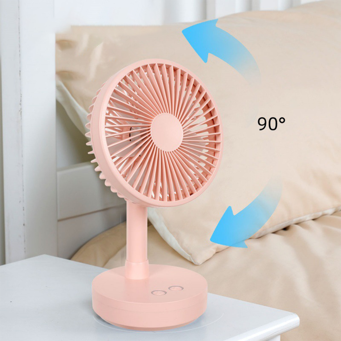Portable Rechargeable Desk Electric Fan2