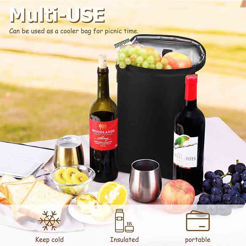 Custom Insulated Wine Bottle Bag1