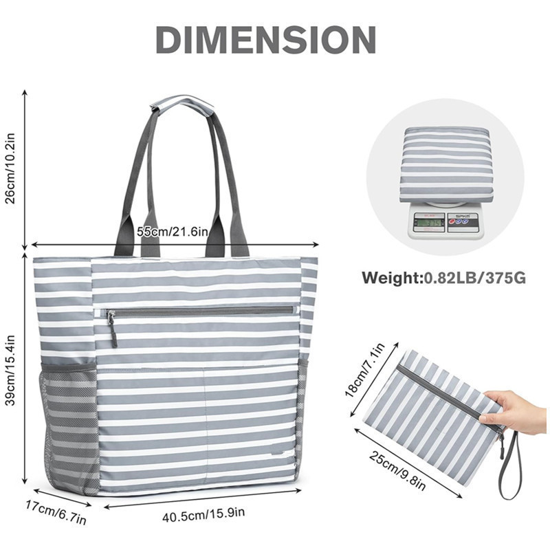 Large Capacity Waterproof Beach Bag1