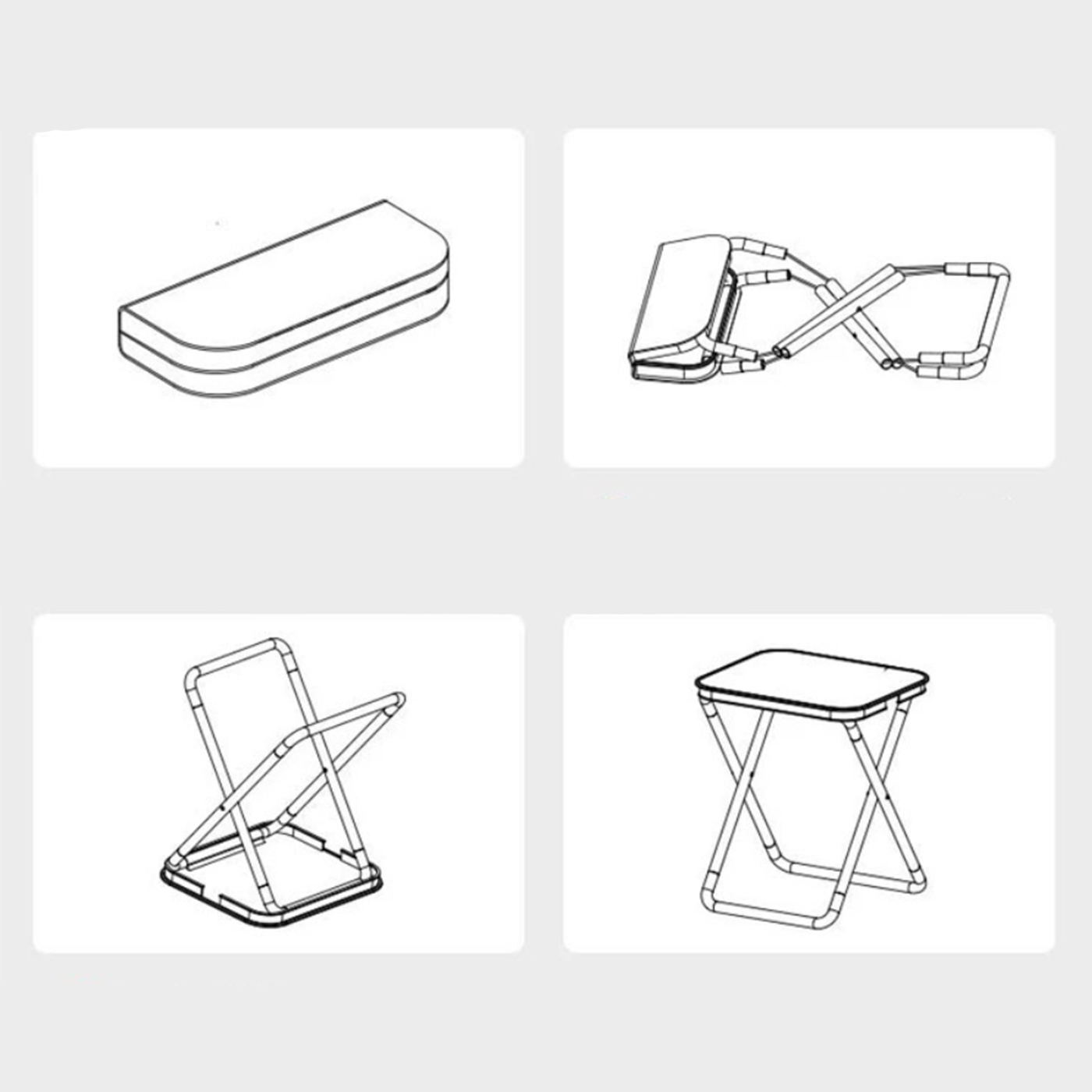 Outdoor Handbag Folding Stool2