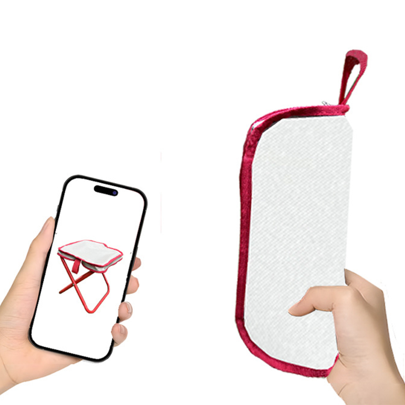 Outdoor Handbag Folding Stool3