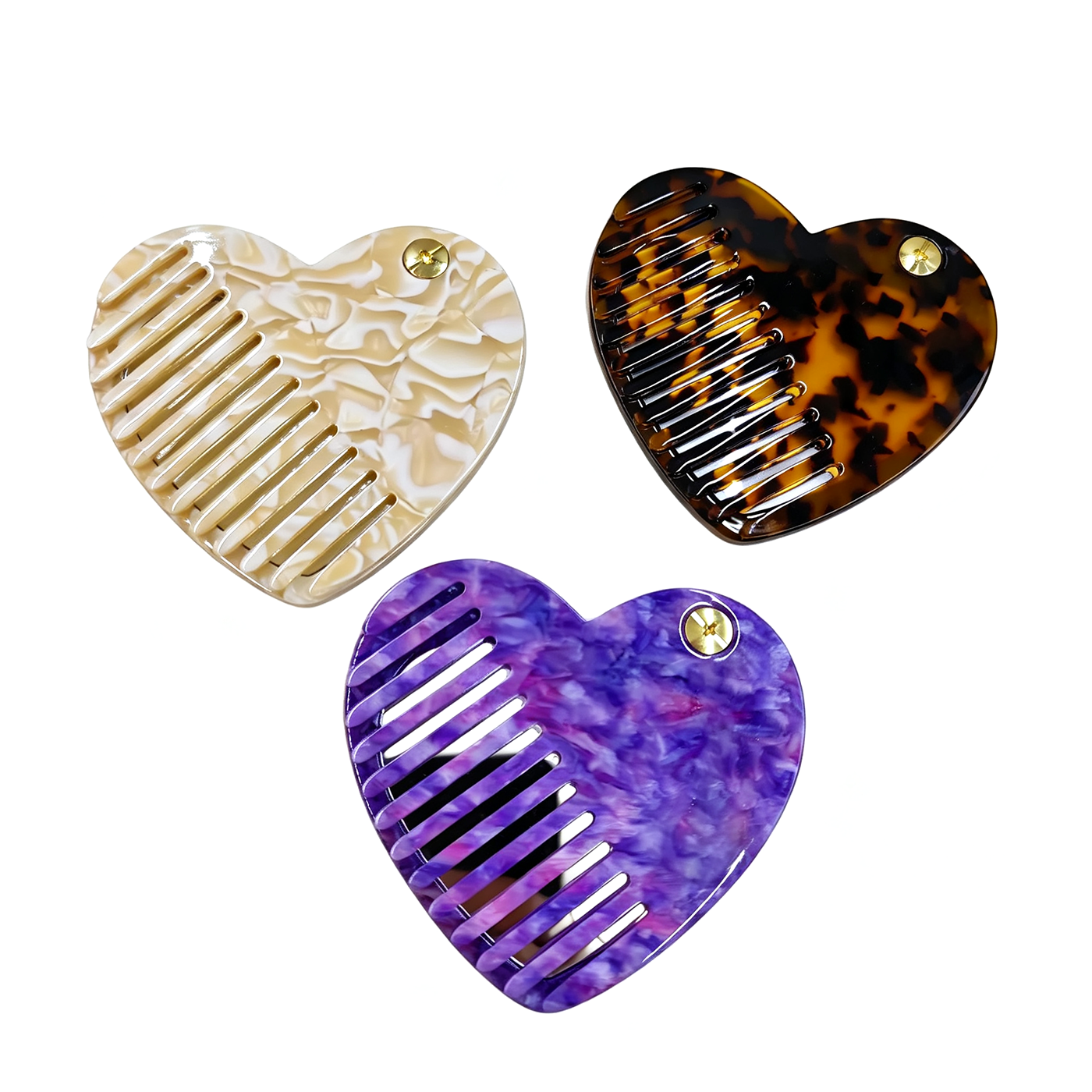 Custom Foldable 2 in 1 Hair Comb with Mirror1