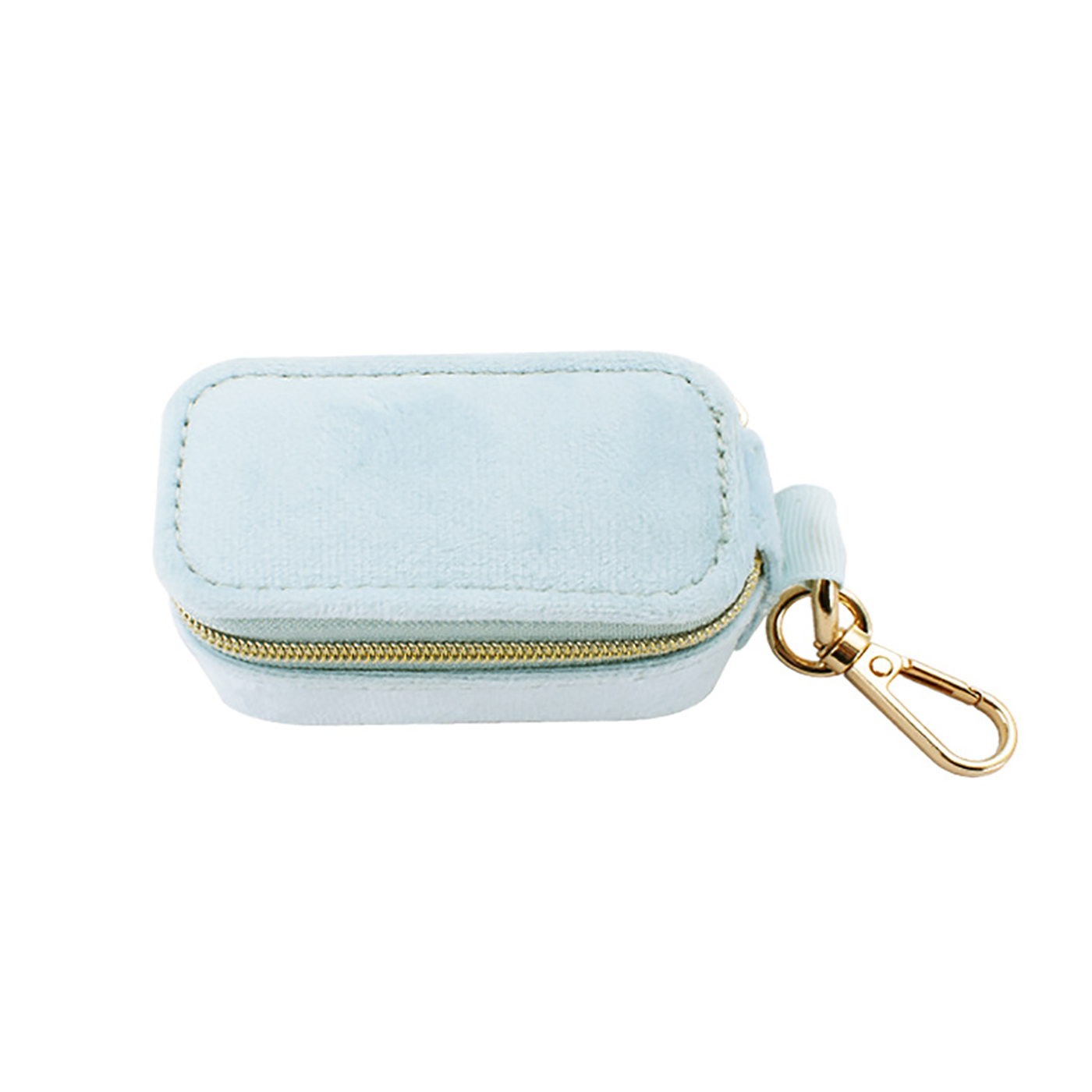 Custom Velvet Travel Jewelry Box with Keychain1