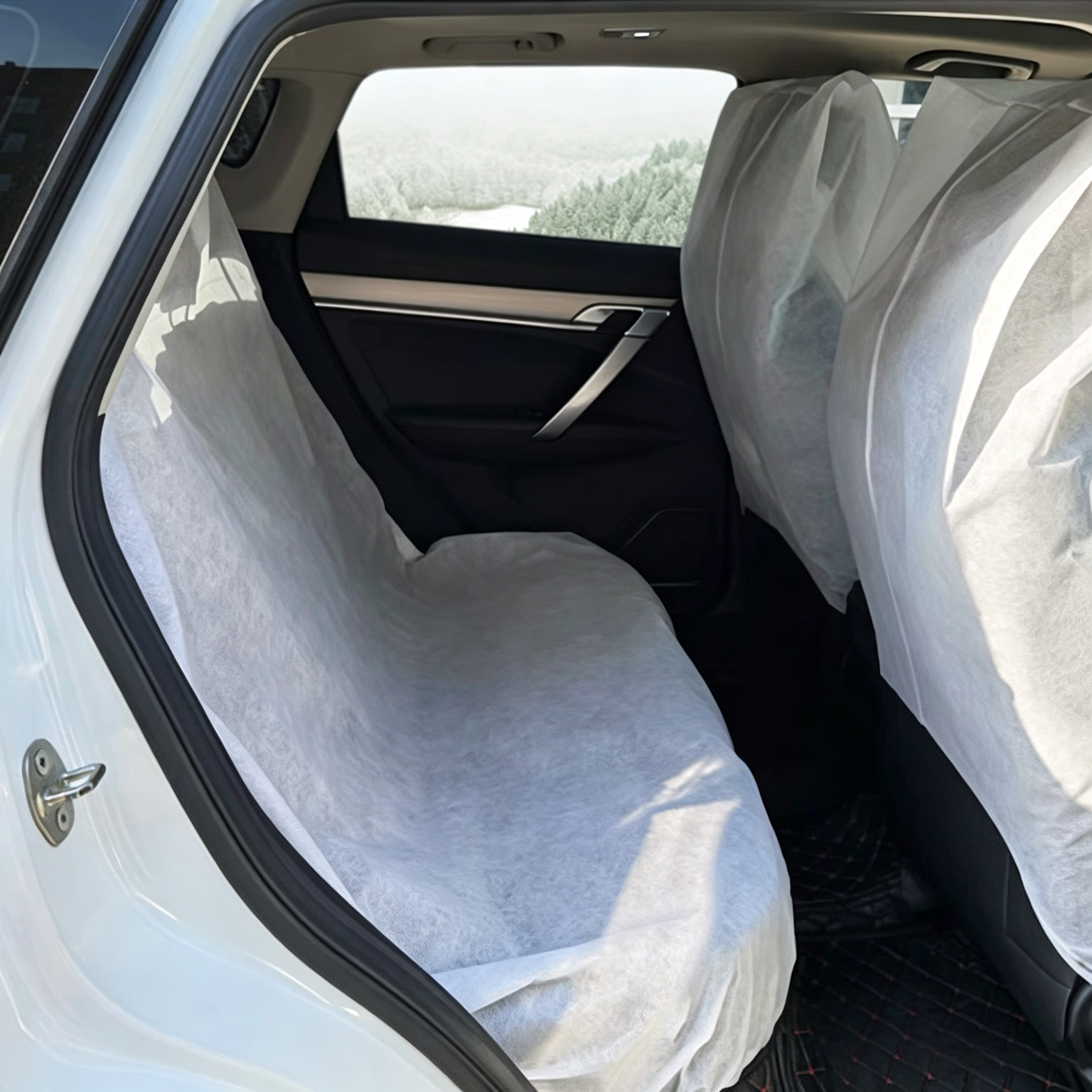 Non-woven Disposable Car Seat Cover2