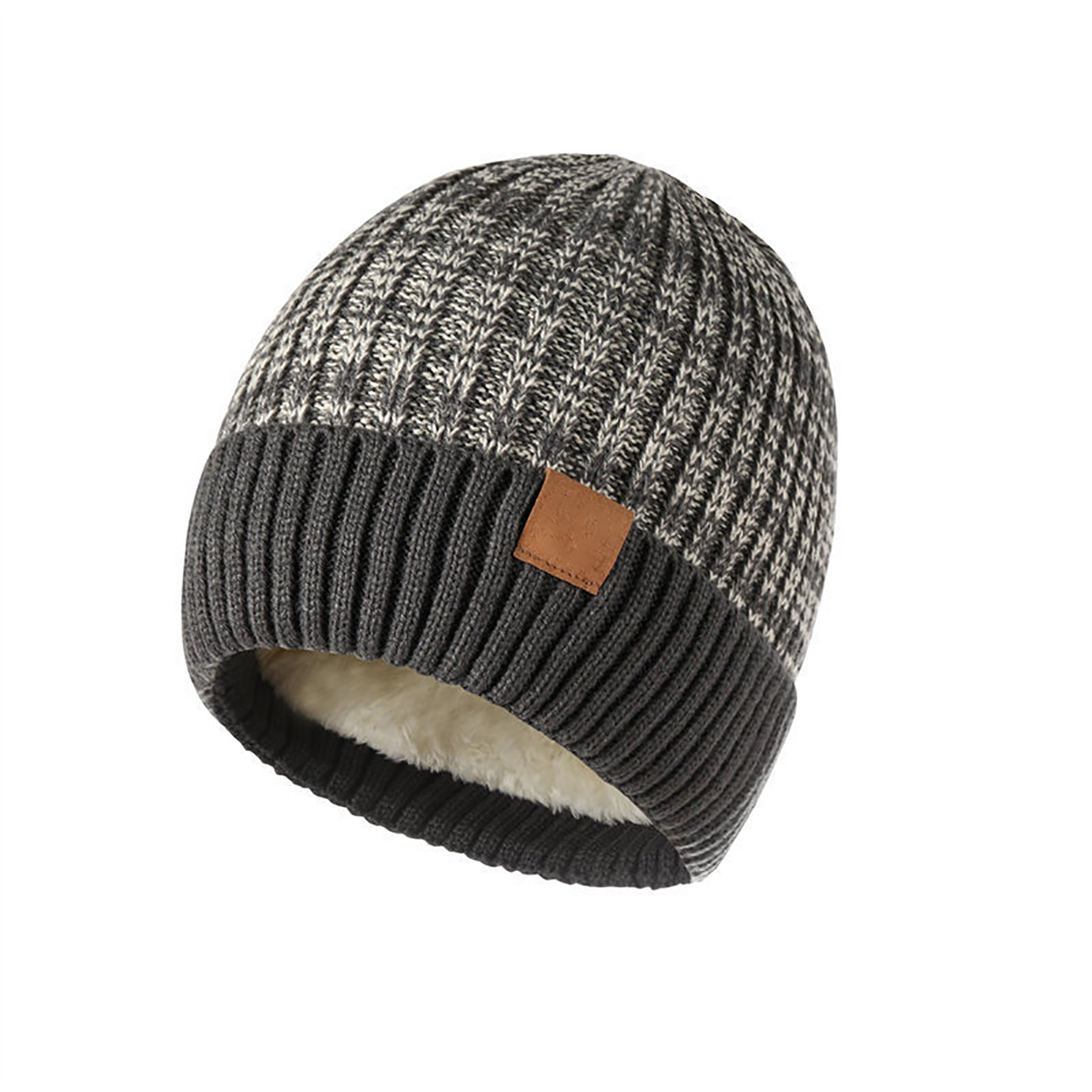 Custom Fleece Lined Knit Beanie1