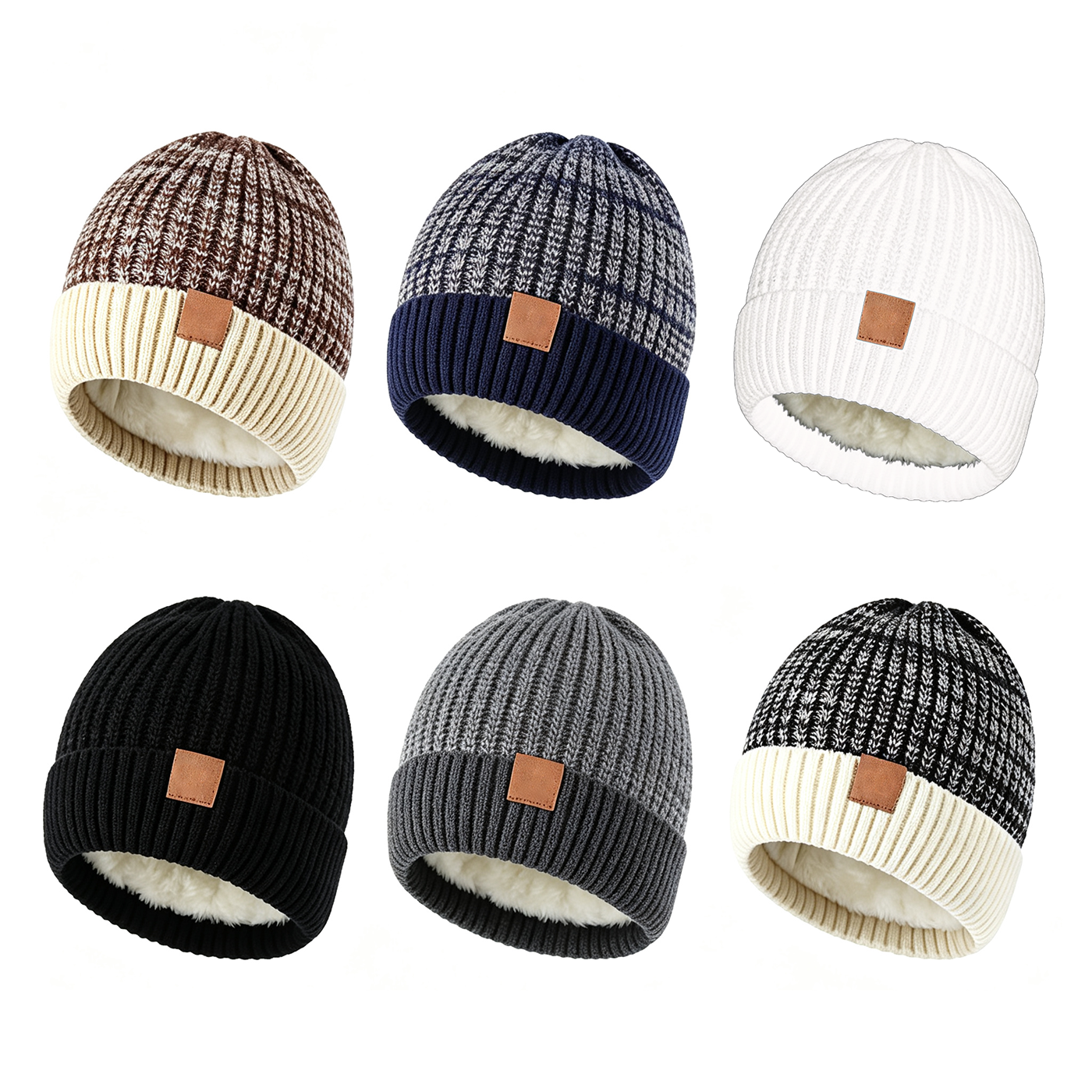 Custom Fleece Lined Knit Beanie2