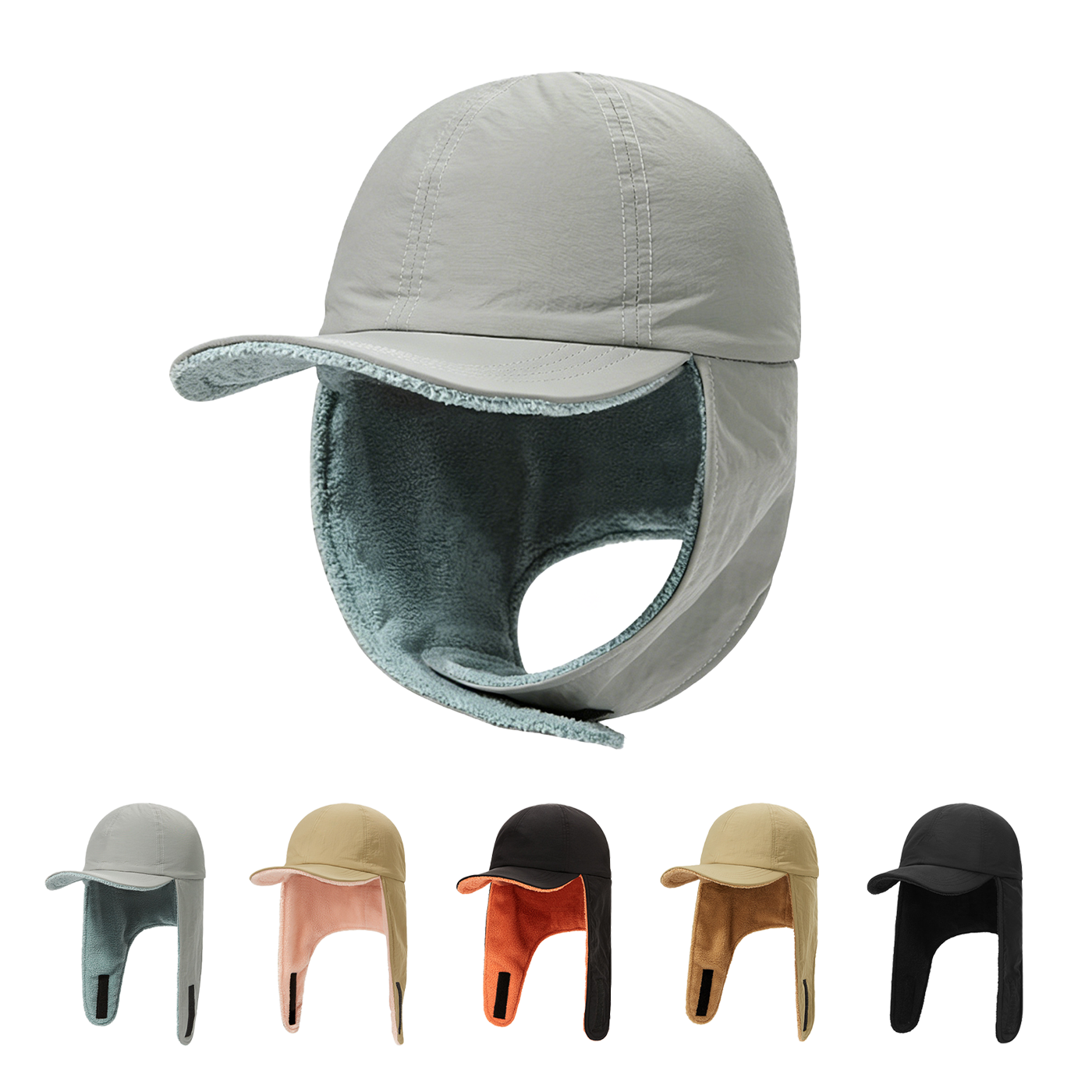 Custom Fleece Trapper Hat with Ear Flaps