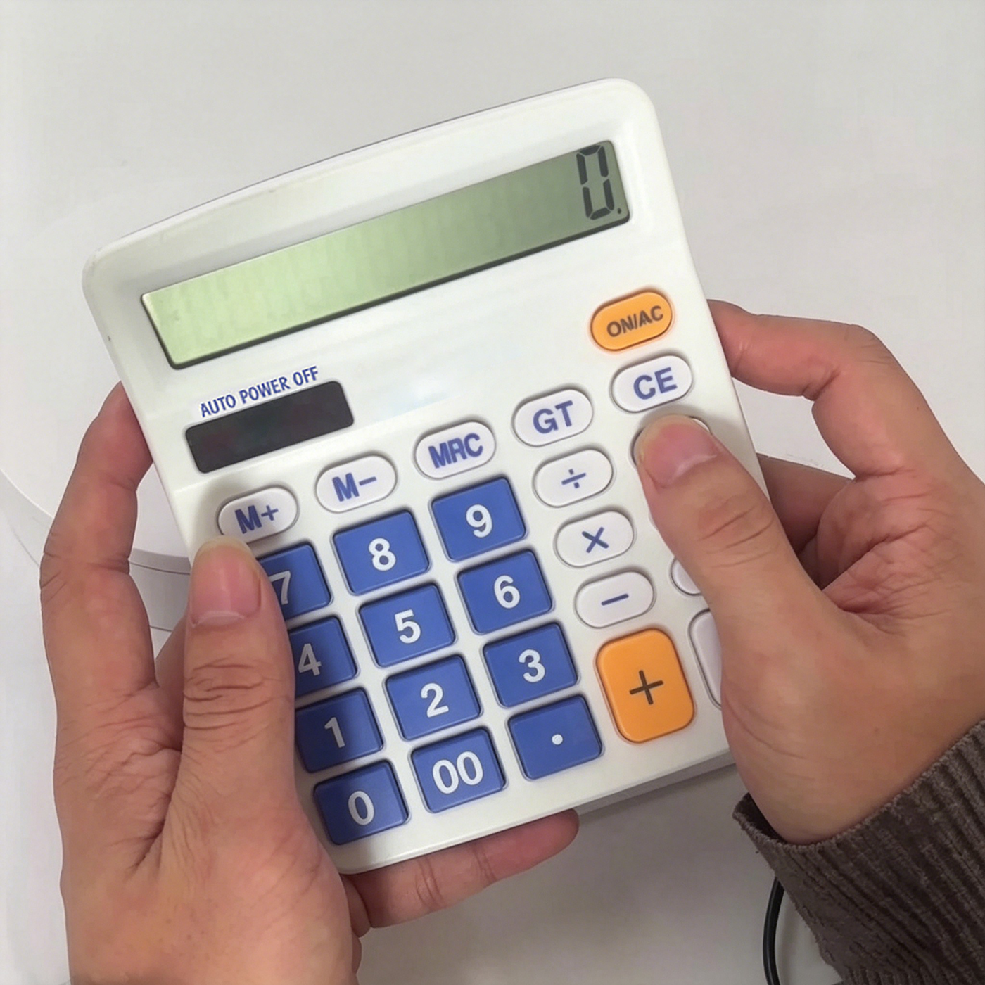 Custom 12 Digit Financial Calculator with Card Slot1