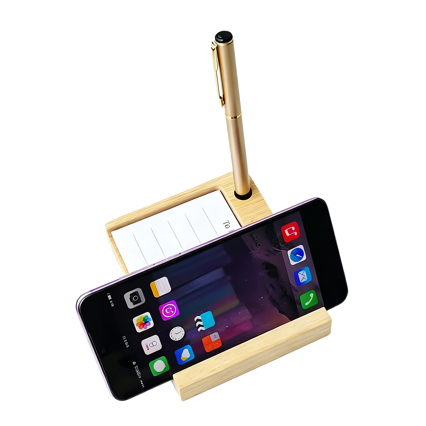 Desktop Organizer Phone Stand Pen Holder2