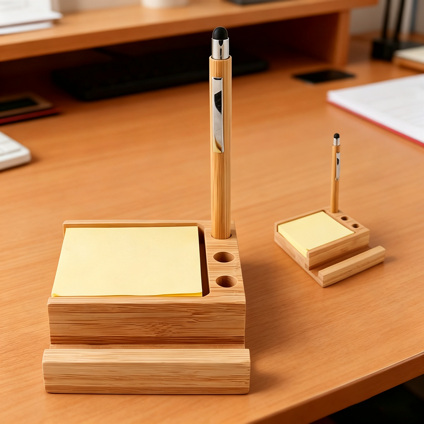 Desktop Organizer Phone Stand Pen Holder3