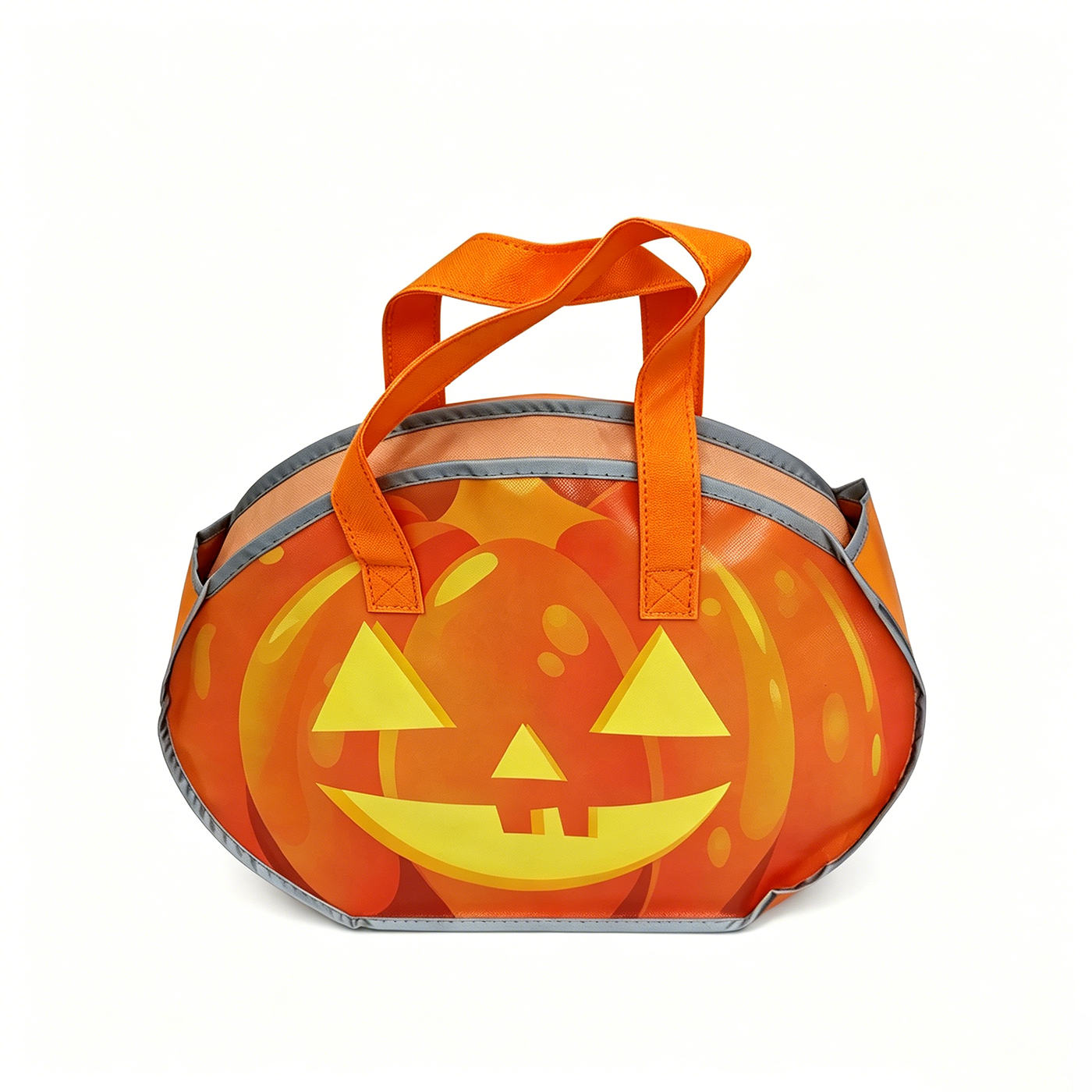 Reflective Halloween Pumpkin Tote Bag2