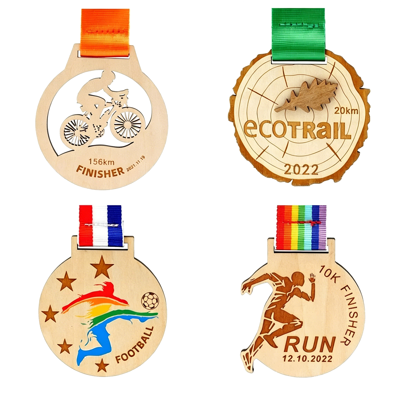 Custom Wooden Medal2