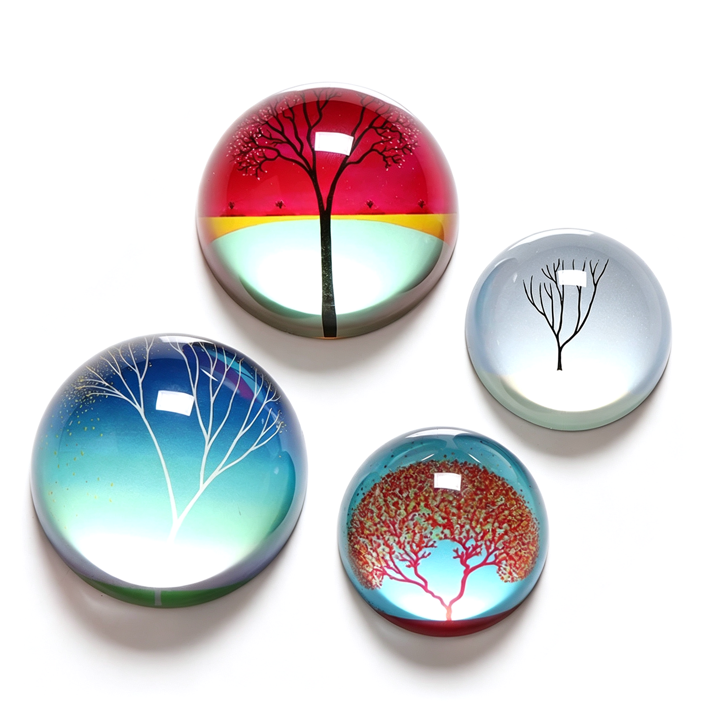 Custom Crystal Hemisphere Paperweight3