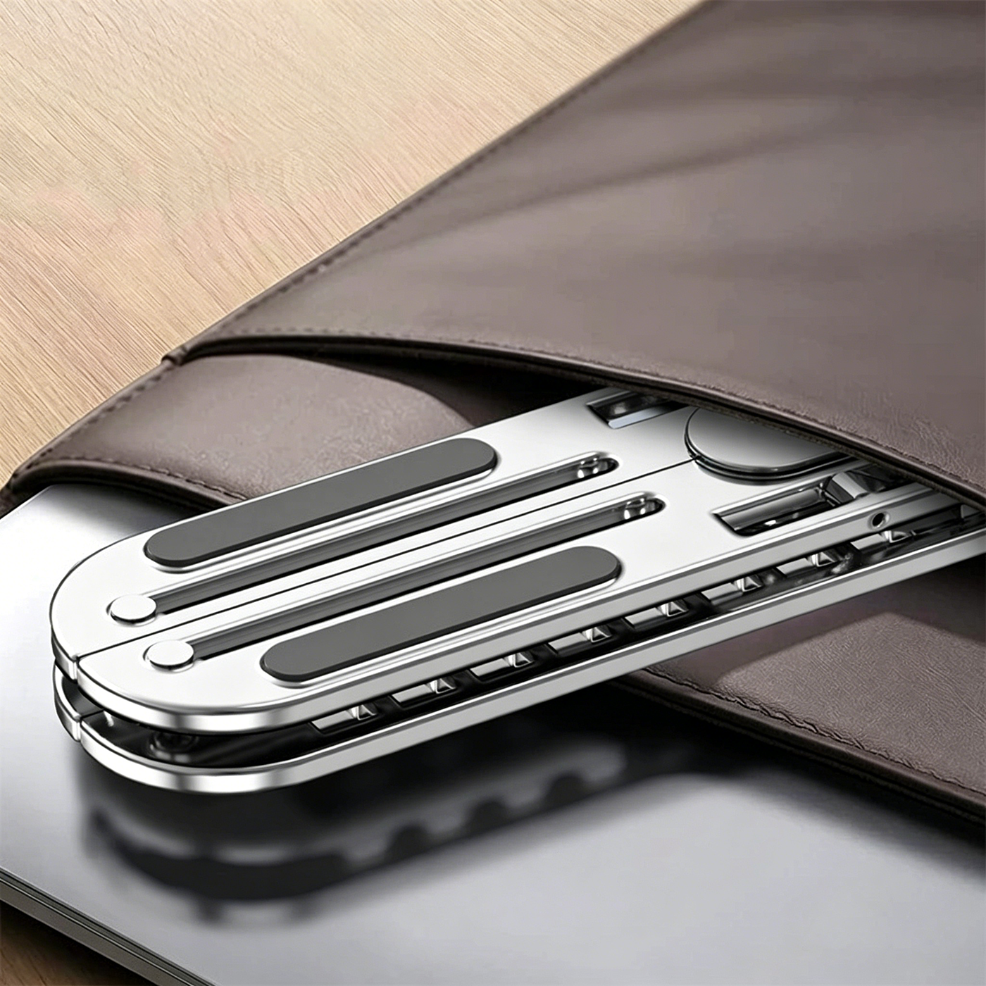Compact Aluminum Alloy Laptop Stand3