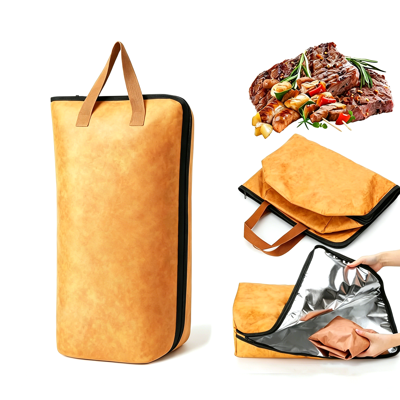 Insulated BBQ Meat Resting Blanket