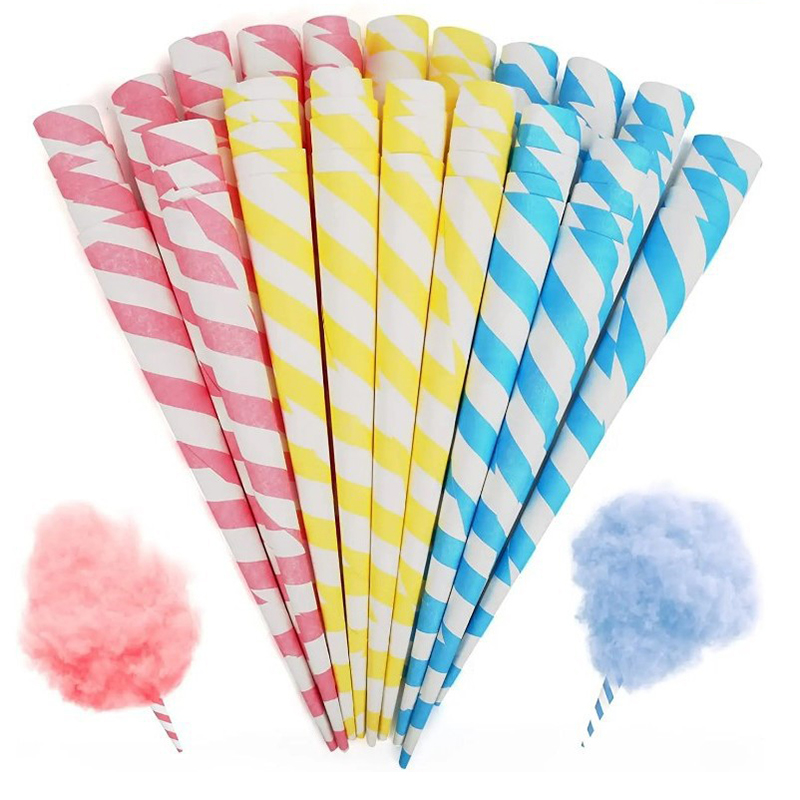 Custom Cotton Candy Paper Cones