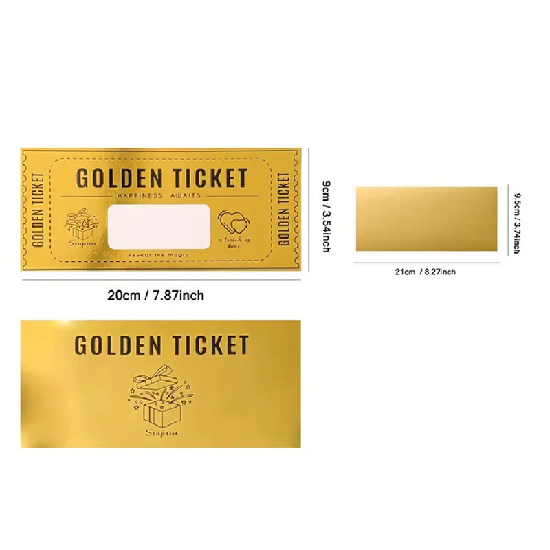 Custom Golden Ticket Scratch Card1