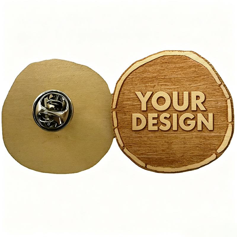 Custom Wooden Badge1