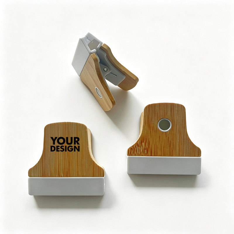 Bamboo Magnetic Food Bag Sealing Clip