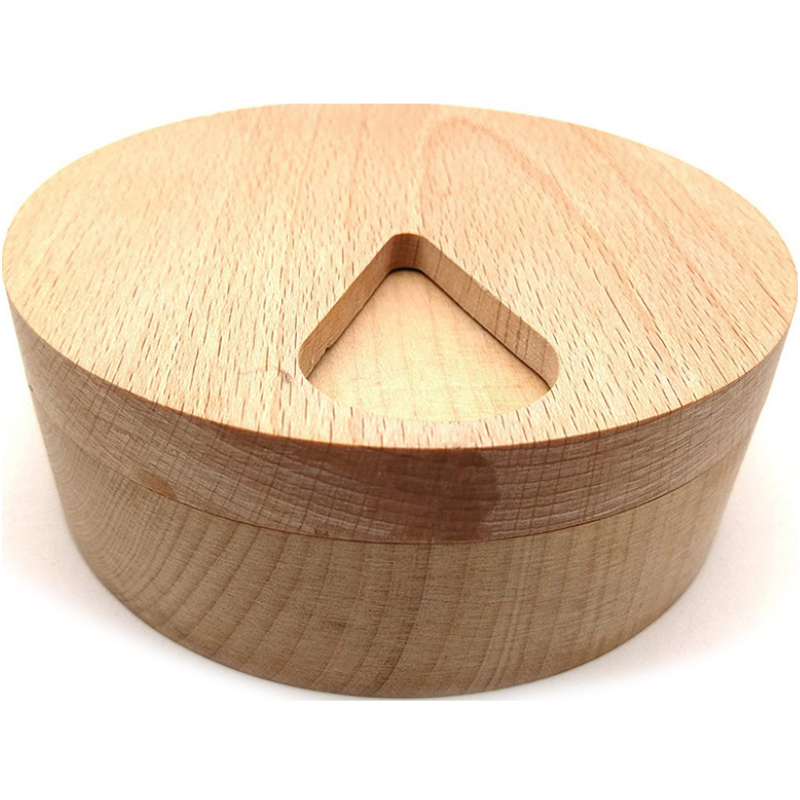Custom Beech Wood 7 Compartment Pill Box2