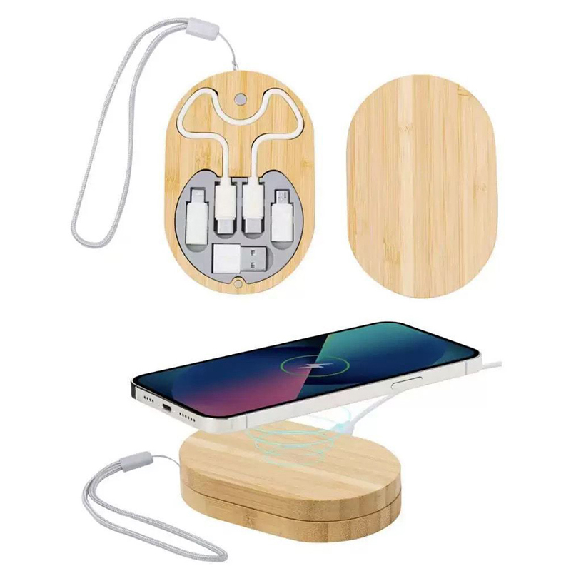 Custom Bamboo 5 in 1 Fast Charging Cable1