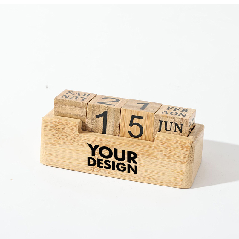 Personalized Wood Perpetual Calendar