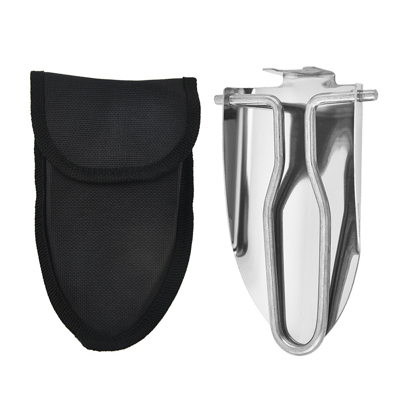 Stainless Steel Folding Camping Shovel1