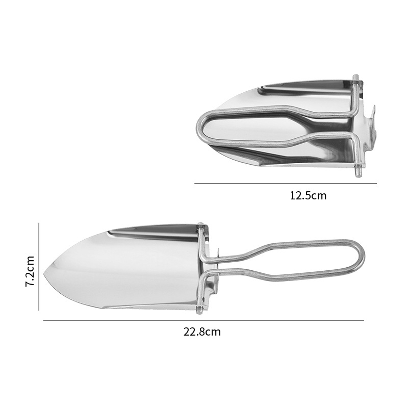 Stainless Steel Folding Camping Shovel2