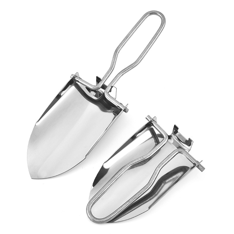 Stainless Steel Folding Camping Shovel3