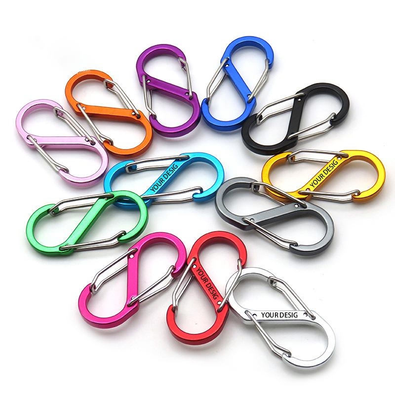 Aluminum Alloy 8 Shaped Carabiner Hook