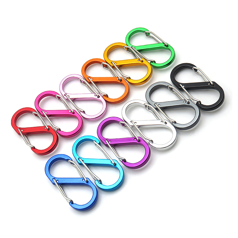 Aluminum Alloy 8 Shaped Carabiner Hook1