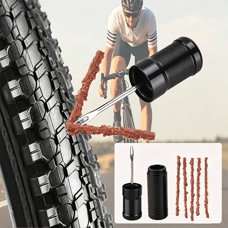 Bicycle Motorcycle Tire Repair Kit Vacuum Plug Tool1