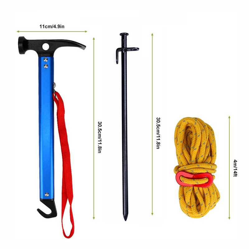 Aluminum Camping Tent Peg Hammer Mallet1