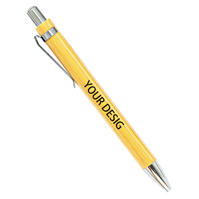 Custom Bamboo Ballpoint Pen