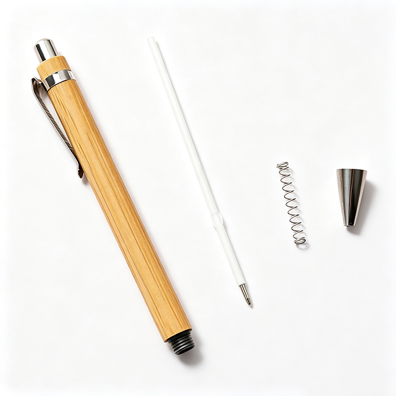 Custom Bamboo Ballpoint Pen2