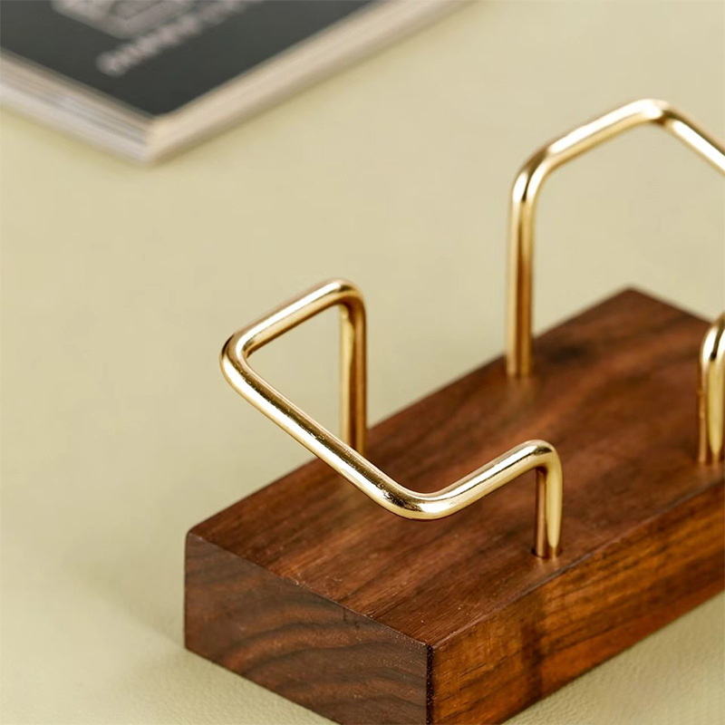 Custom Beech Wood Business Card Holder3