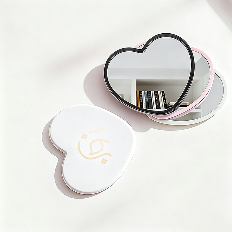 Custom Heart Shape Makeup Mirror2