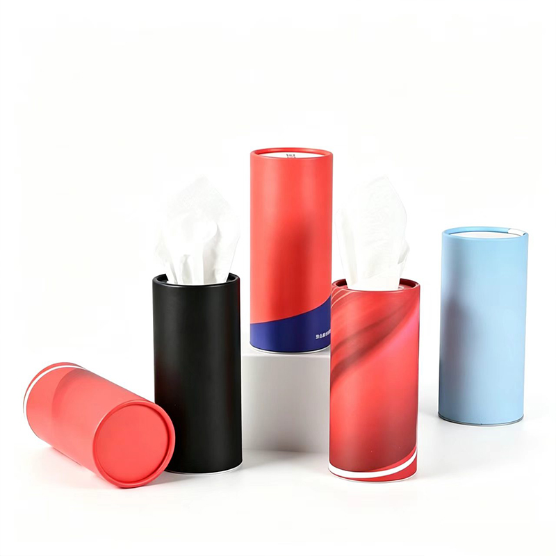 Custom Cylindrical Car Tissue Holder1