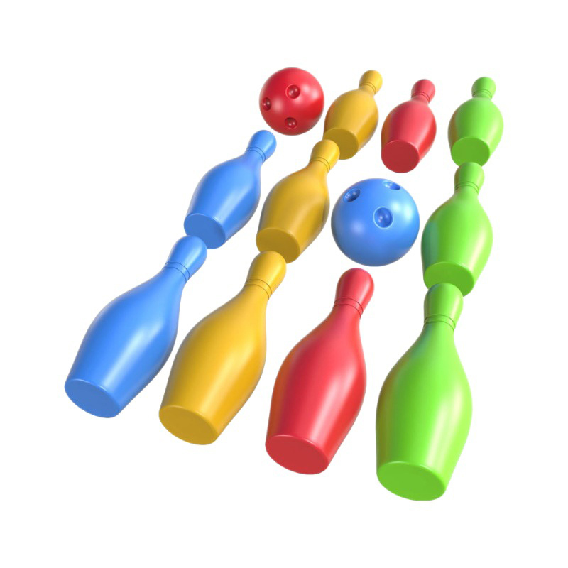 Custom Bowling Pin Stress Reliever Set2