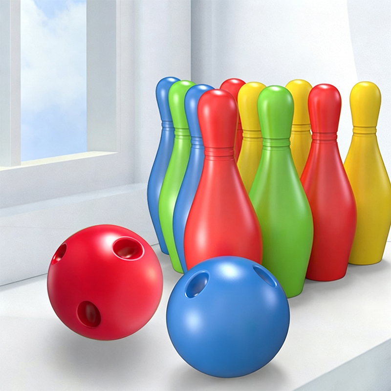 Custom Bowling Pin Stress Reliever Set3