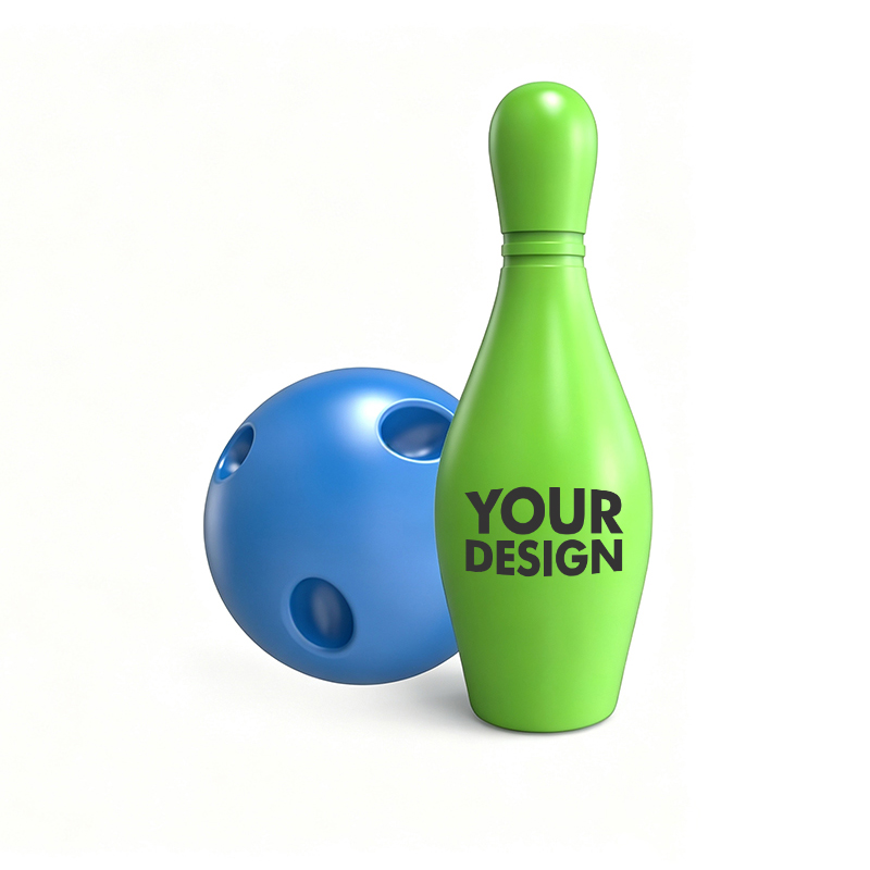 Custom Bowling Pin Stress Reliever Set