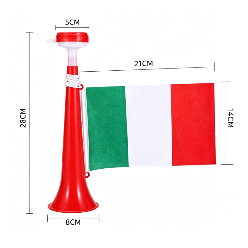 Custom Flag Cheer Horn Stadium Noisemaker1