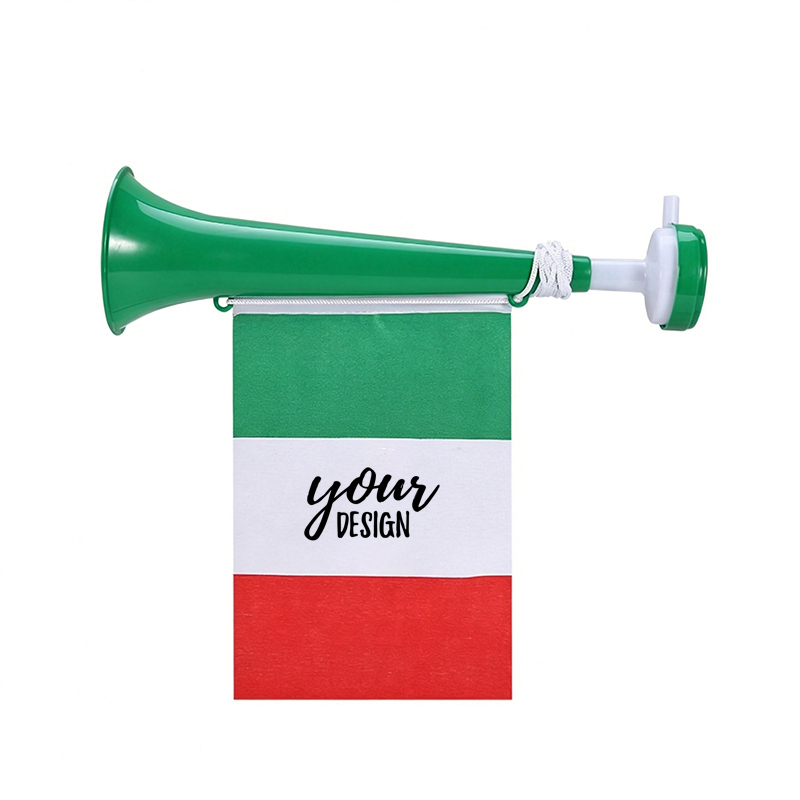 Custom Flag Cheer Horn Stadium Noisemaker