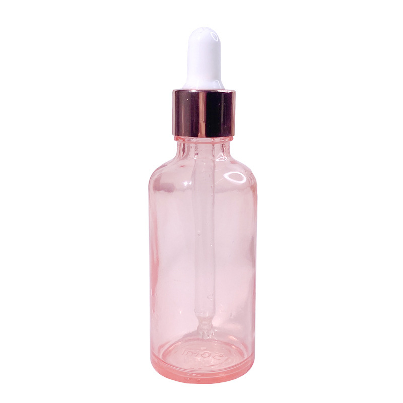 Rose Gold Glass Dropper Bottle1