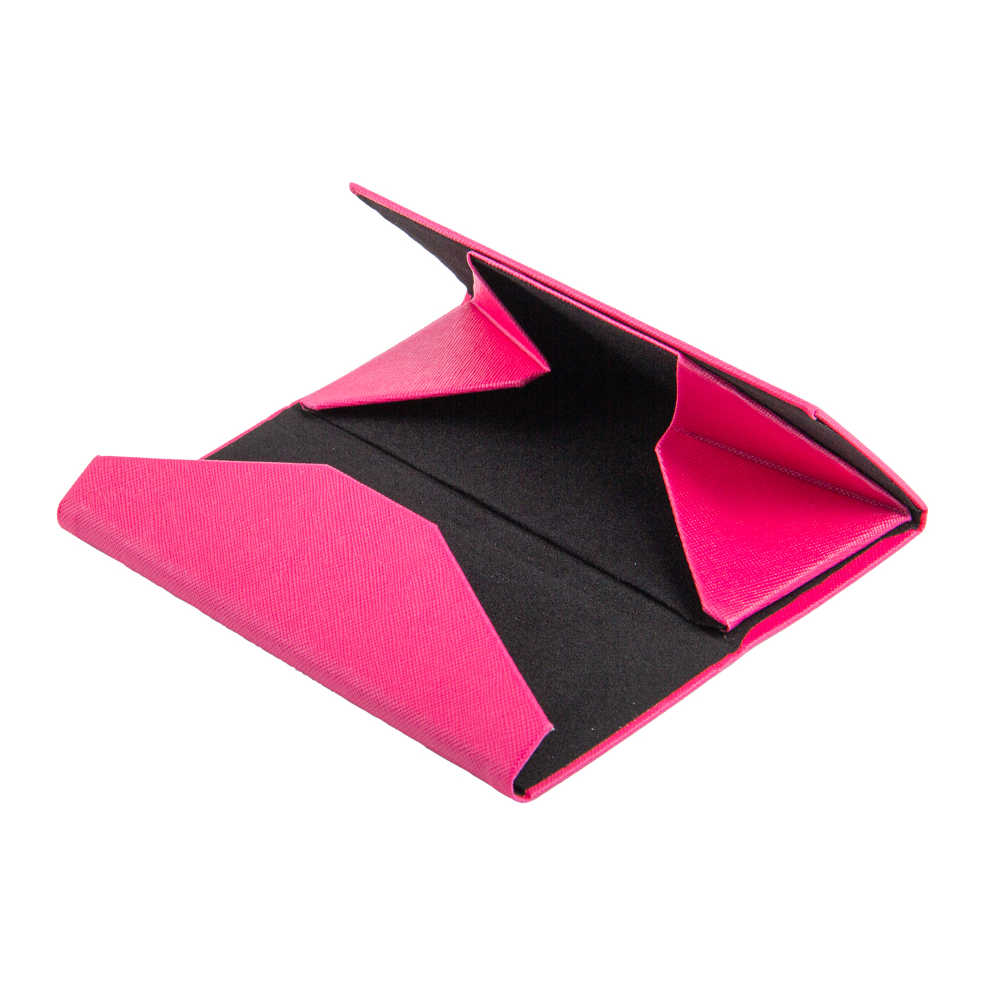 Leather Triangular Folding Glasses Case3