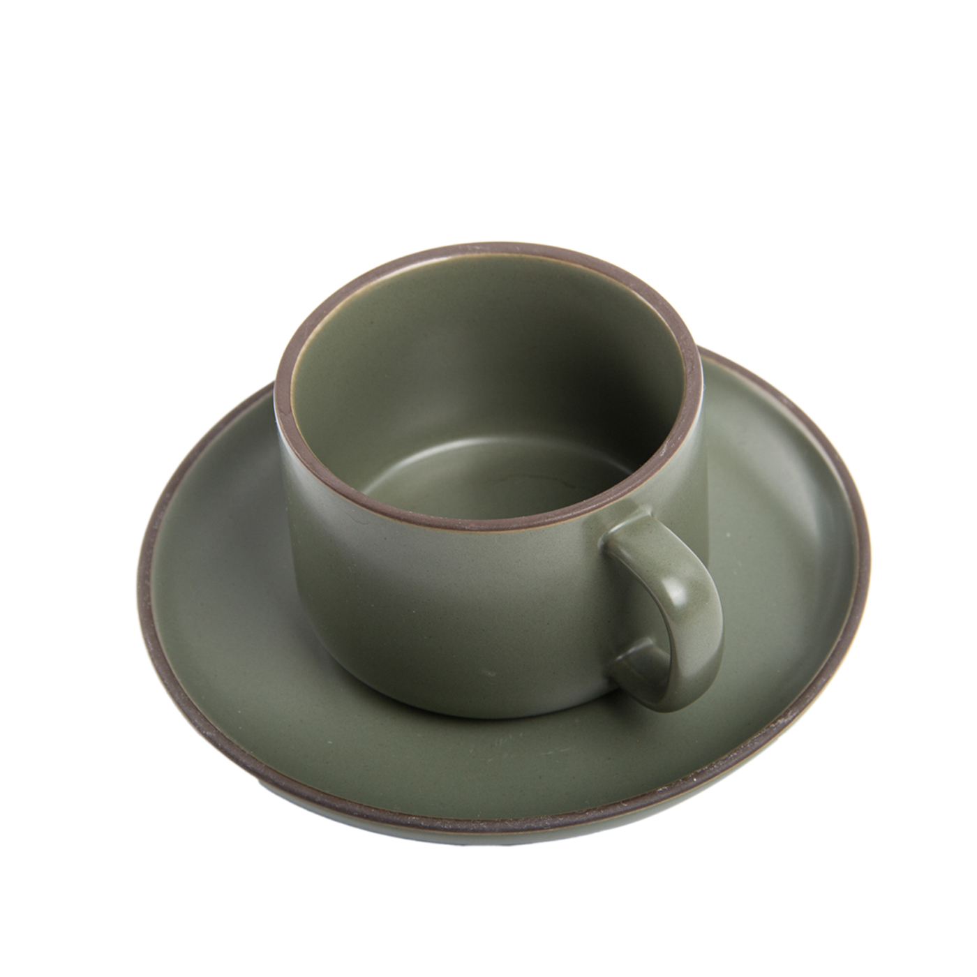 8 oz. Ceramic Coffee Cup With Saucer2