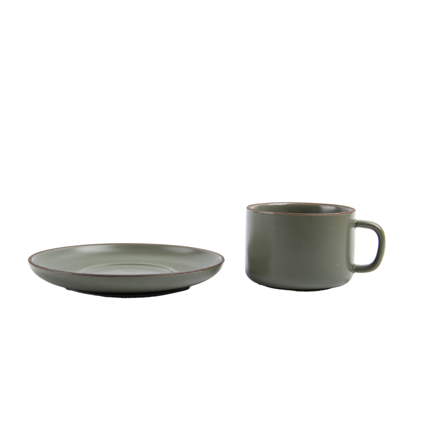 8 oz. Ceramic Coffee Cup With Saucer3
