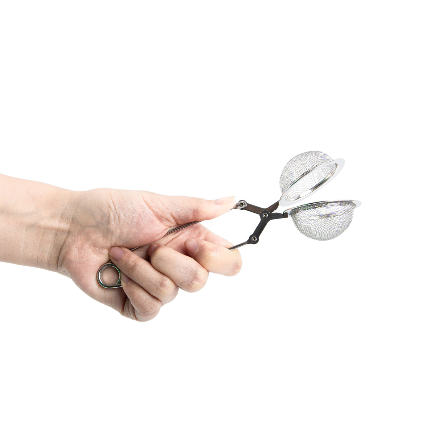Snap Ball Tea Strainer With Handle2