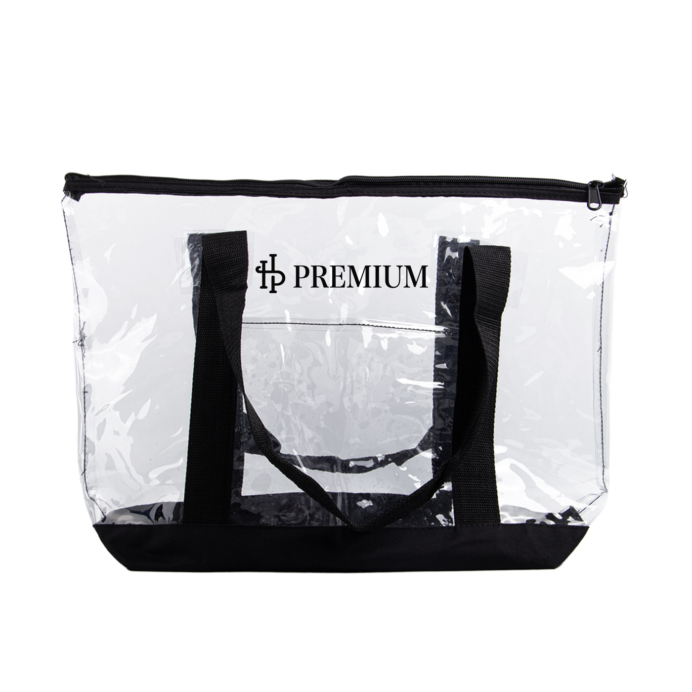 Large Clear Beach Tote Bag With Zipper
