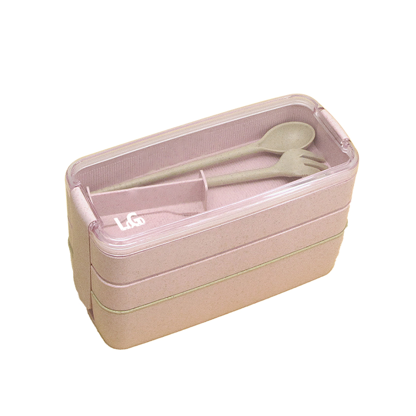 3 Layers Wheat Straw Bento Box1